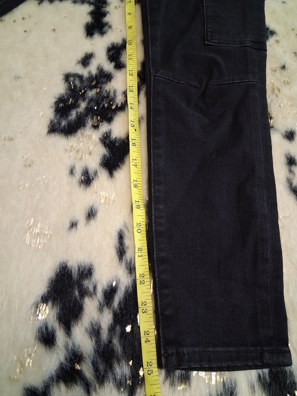 Express Black Skinny Cargo Jeans - Picture 6 of 8